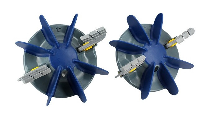 Accessoire robot piscine - Kit turbines + brosses - Par 2 de Zodiac