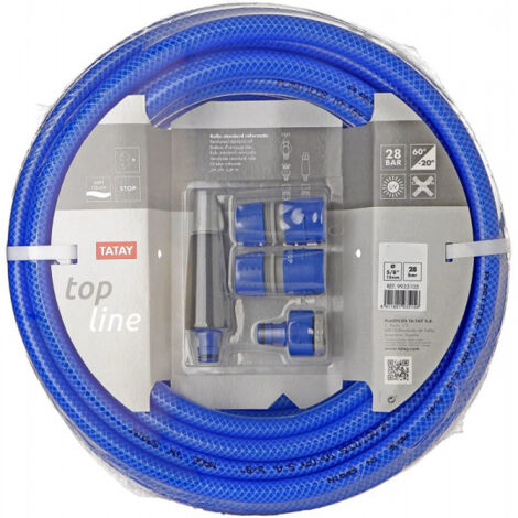 Kit tuyau 15mt avec accessoires 15x22mm renforcé 9935105 tatay