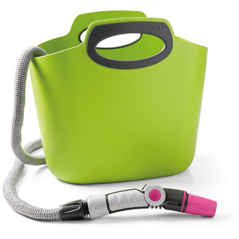Kit Tuyau Extensible Aquapop 30m Avec Panier Plastique Couleur Lime Gf80287603 Gf - GF