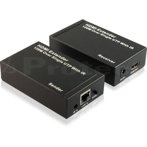 Kit TX-RX Extender HDMI, Over TCP/IP 120MT, (1:N) 1080p@60
