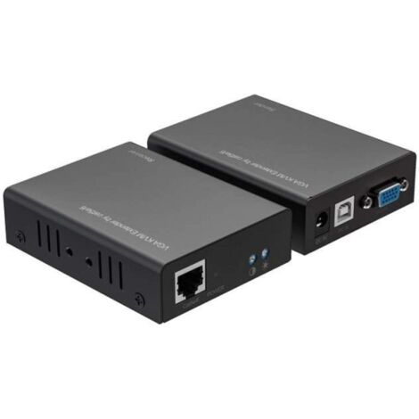 KIT TX-RX EXTENDER VGA E SEGNALE USB - UTP A 300MT (PT-PETVEK)