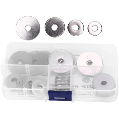 Kit universal de tuercas para guardabarros, 40 piezas - 4 tamaños - Acero inoxidable 304 - Para coches y barcos