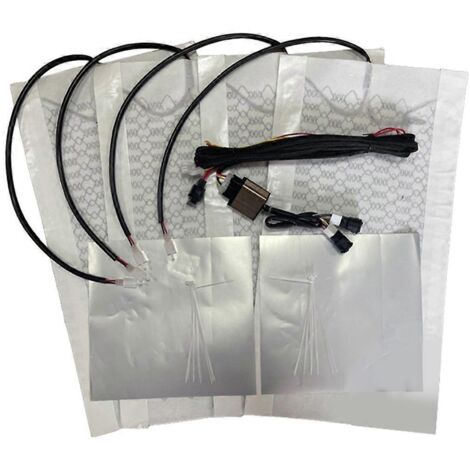 Kit universel de chauffage de siège auto intégré, compatible avec 2 sièges ---