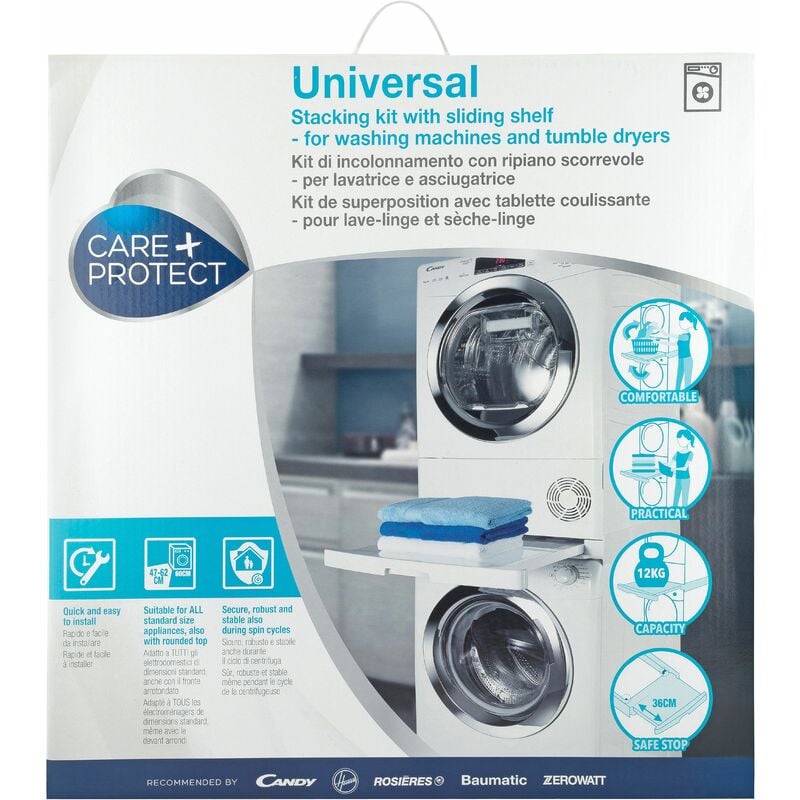 Candy - Kit universel de superposition d'origine (35602039, WSK1110U) Sèche-linge