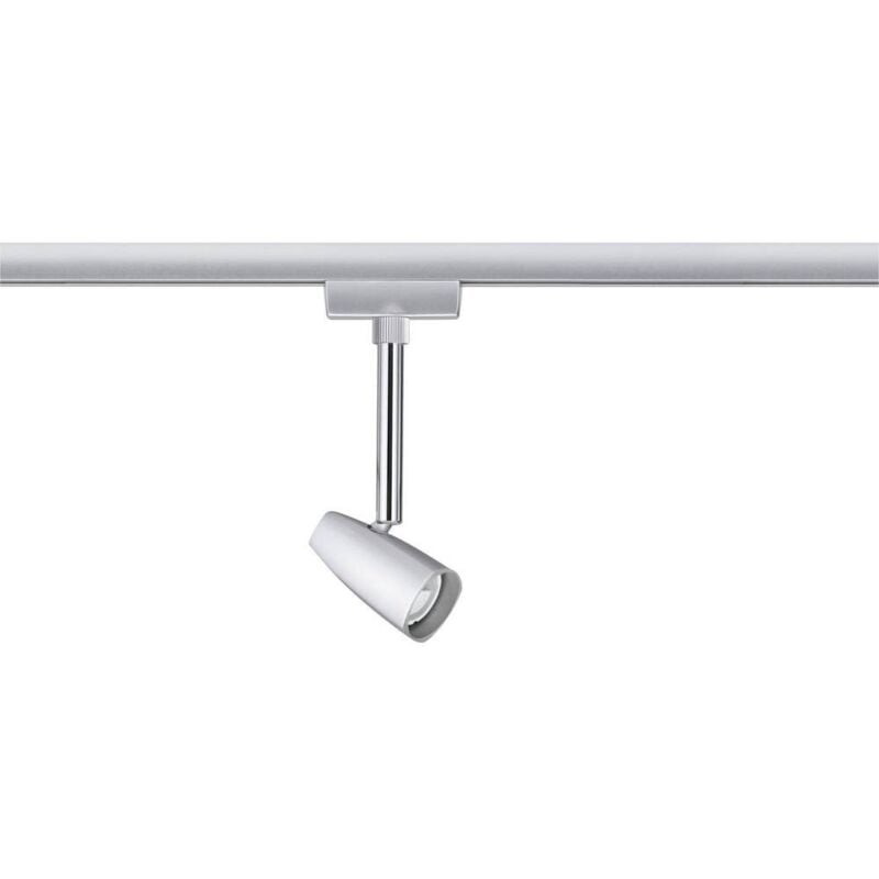 Barelli Luminaire sur rail haute tension URail GU10 10 w led chrome, chrome (mat) - Paulmann