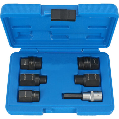 KIT UTENSILI ATTREZZI RIPARAZIONE RIMOZIONE INIETTORI DIESEL 6pz