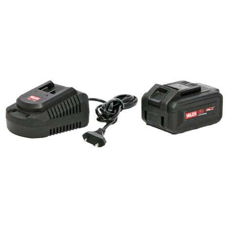 KIT VALEX 1997420 ONEALL 18V - Batteria da 5Ah e caricabatterie da 2.4A
