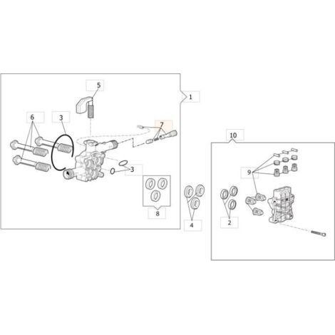 KIT VALVE + ÉJECTEUR ORIGINAL EMAK CH50270058