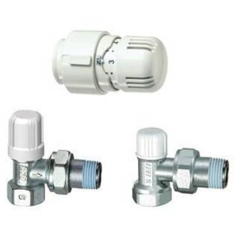 Kit Valvola Termostatica + Detentore FAR - Ricambio Per Impianti Termici - Foto 10