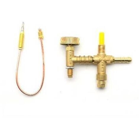 GNALI KIT VALVOLA DI SICUREZZA CON TERMOCOPPIA Per fornelloni GPL