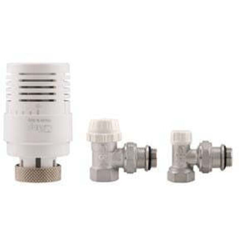 Kit Valvole Termostatiche Ad Angolo Attacco F Art.Kit3 - F 1/2
