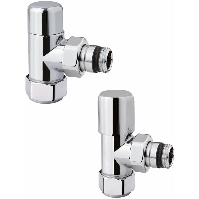 Kit vanne d'angle pour radiateurs chrome poli Arteclima KITVAL7CR