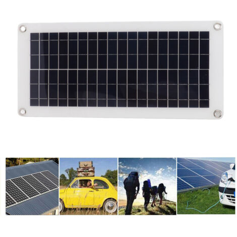 Kit Ventilateur Solaire pour Animaux - 10W 18V Polycrystalline avec Support Batterie et Câble DC pour Maison de Chien et Déplacements