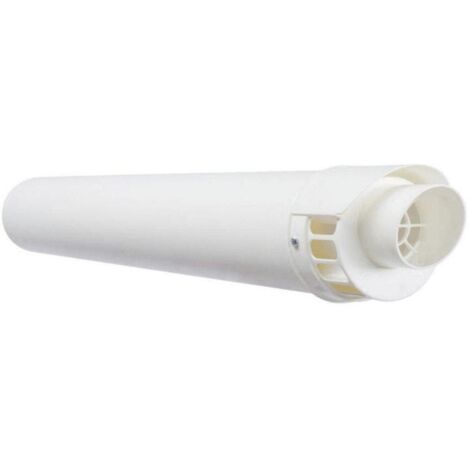 Kit ventouse horizontale ∅ 60/100 blanc - Atlantic