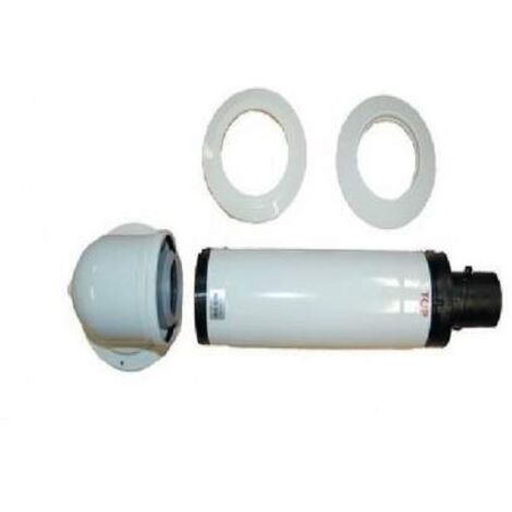 Kit ventouse horizontale 60/100 pour chaudière à condensation ELM LEBLANC