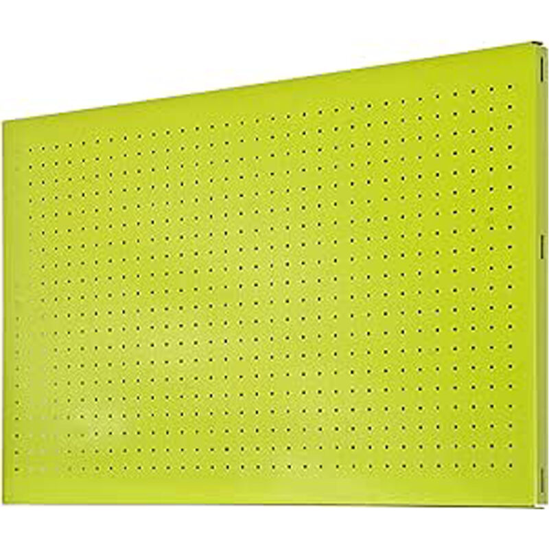 Pannello perforato in metallo Simon Rack con viti colore verde 400x1200x35 mm Made in Spain
