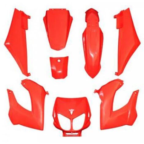 kit verkleidung p2r für motorrad derbi 50 senda drd 2005 bis 2010