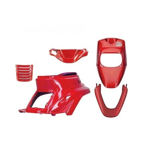 kit verkleidung tnt für roller mbk 50 spirit 1990 bis 2003 rot