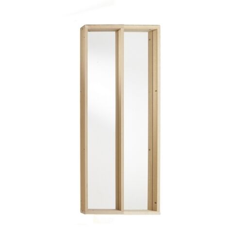 Verrière D’Atelier 3 Vitrages – Dimensions 93 X 108 Cm, Métal Noir Et Verre Trempé