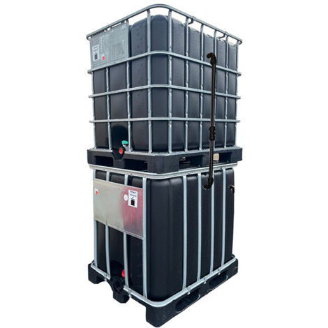 Kit vertical de jumelage de 2 cuves ibc – Raccord trop plein 32mm – 2 tuyaux de 0,5m – Connecteurs coudés inclus – Dare Win Store
