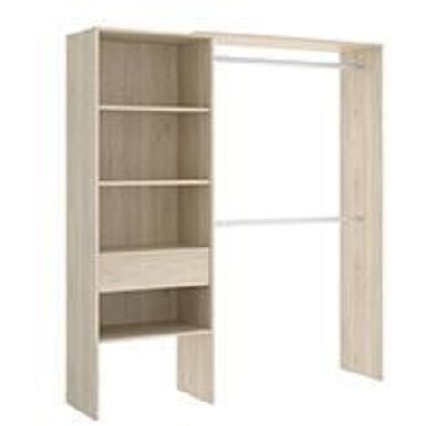 Kit Vestidor con 1 cajón Natural 187x160x40 cm - SUIT