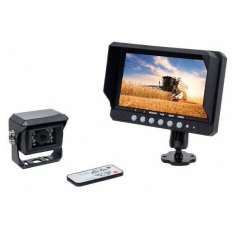 Kit vidéo 7 pouces avec 2 entrées - Caméra IP69K et vision nocturne