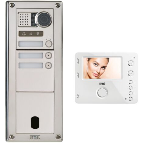 Kit Video Sinth Inox 3 Bp 2V - URMET KVSI83/03
