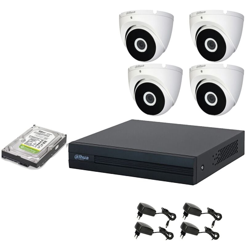 Dahua - kit video surveillance 4 cameras 5 mpx dvr 8 channels hd 1TB