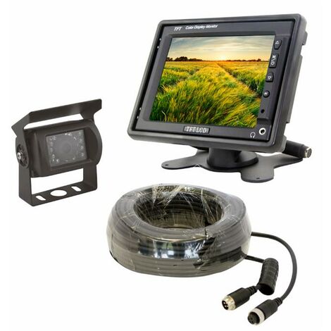 Kit videocamera di retromarcia per trattori con monitor LCD TFT 5,6"