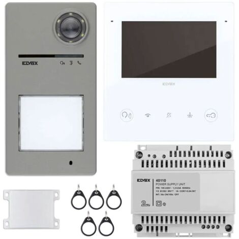 Kit videocitofonico con TabS5 Wi-Fi e posto esterno 40170 Vimar K40515.R