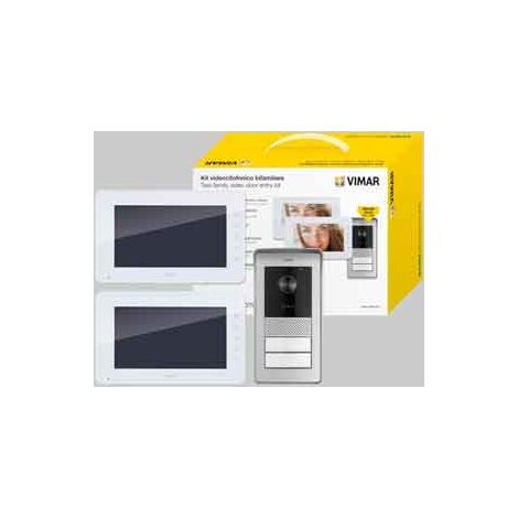 KIT VIDEOCITOFONO BIFAMILIARE 'K42911' VIMAR Due schermi 7 - VIMAR