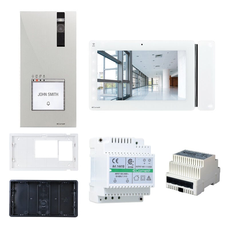 KIT Vidéophone Comelit QUADRA monofamilial WI-FI VIP IP 8561X