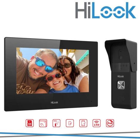 KIT VIDEOCITOFONO IBRIDO CON SCHERMO TOUCH 7   WIFI IP65
