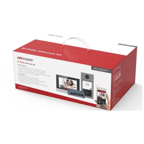 Kit videocitofono IP Monito Bianco 2 Mpx con lettore mifare per sblocco serratura