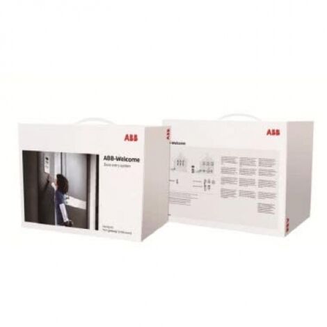 Kit Videocitofono Monofamiliare con cornetta ABB WLK212B 2 fili pulsantiera incasso