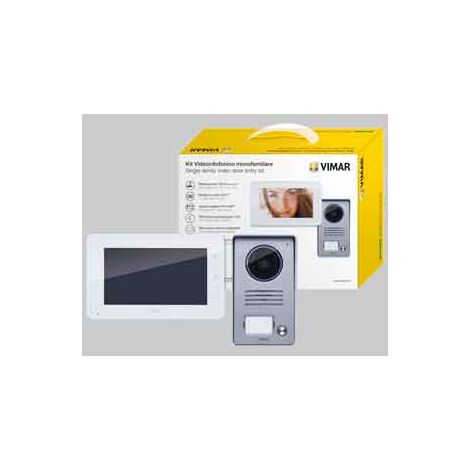KIT VIDEOCITOFONO MONOFAMILIARE 'K40910' VIMAR Schermo 7 - VIMAR