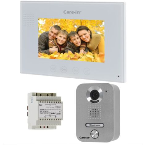 Kit vidéophone Care-In en saillie, 2 fils avec alimentation SEWOSY
