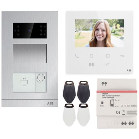 Kit Videoportero ABB Unifamiliar empotrado con Wifi WLK411B