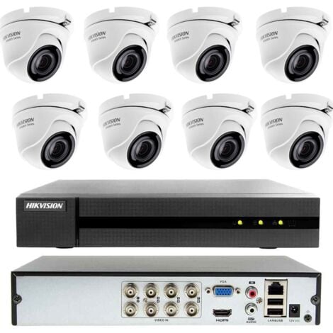 VIDEOSORVEGLIANZA HIKVISION DOME 8 TELECAMERE 4MP 2 TB