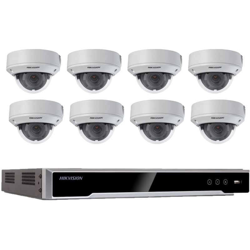 Kit vidéosurveillance 8 caméras dômes