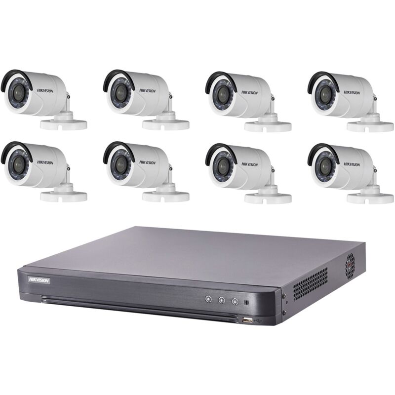 Hikvision - Kit vidéosurveillance Turbo hd 8 caméras bullet