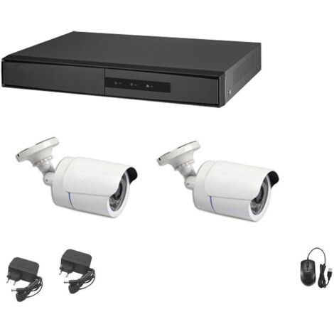 HOUSECURITY KIT VIDEOVIGILANCIA AHD CLOUD DVR 4 CANALES 2 CÁMARAS 5 MPX