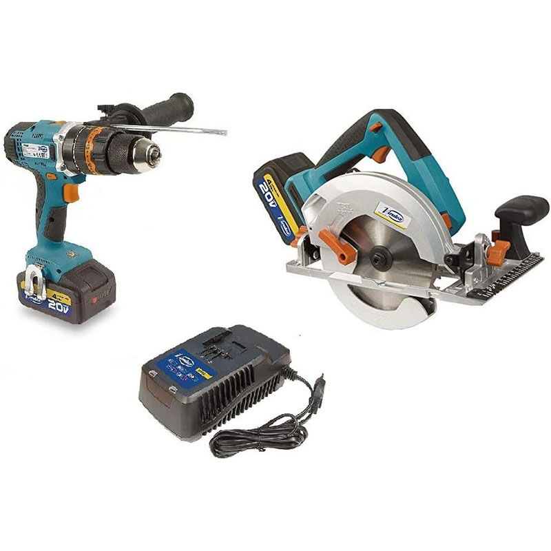 

Kit Virutex Taladro Atb80P + Sierra Circular Srb165