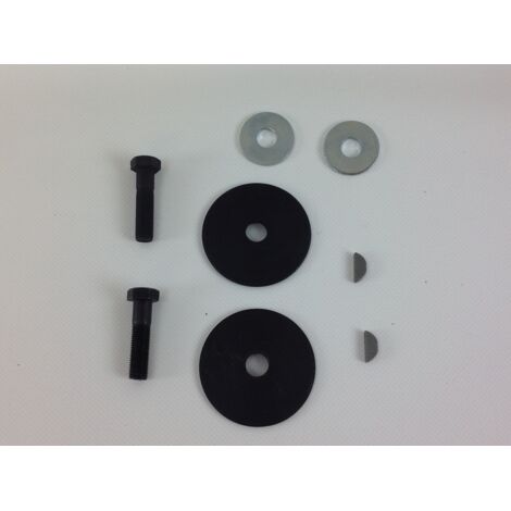 Kit vis de fixation lame 2 pour tracteur de pelouse CASTELGARDEN GGP STIGA TC102 122 HONDA