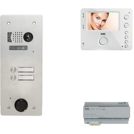 Kit visiophone 1 rangée avec 2 écrans URMET Collectif