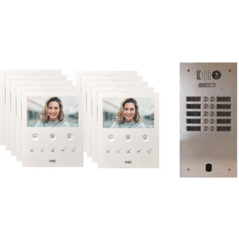 Kit visiophone 2 rangées avec 10 écrans URMET Collectif