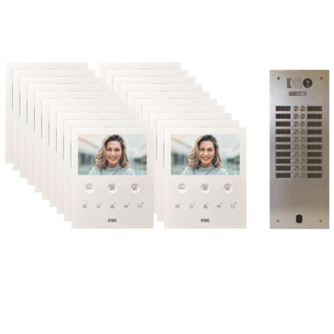 Kit visiophone 2 rangées avec 20 écrans URMET Collectif