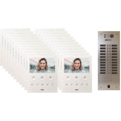 Kit visiophone 2 rangées avec 22 écrans URMET Collectif