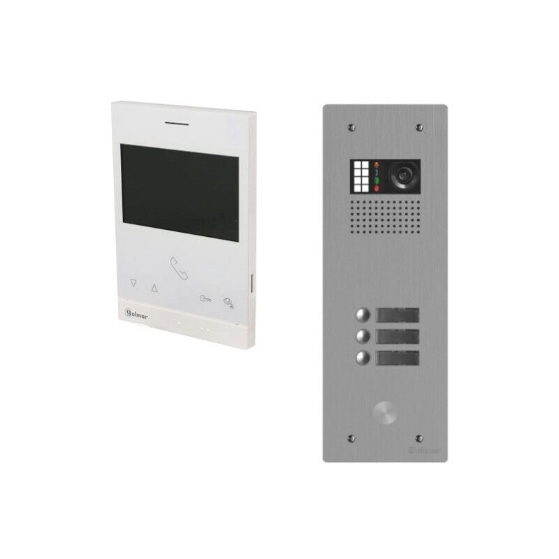 Golmar - Kit visiophone collectif avec 3 écrans 1 rangée G2+