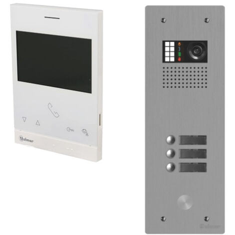 Smartwares Système d'interphone audio 4 appartements 20,5x8,6x2,1 cm